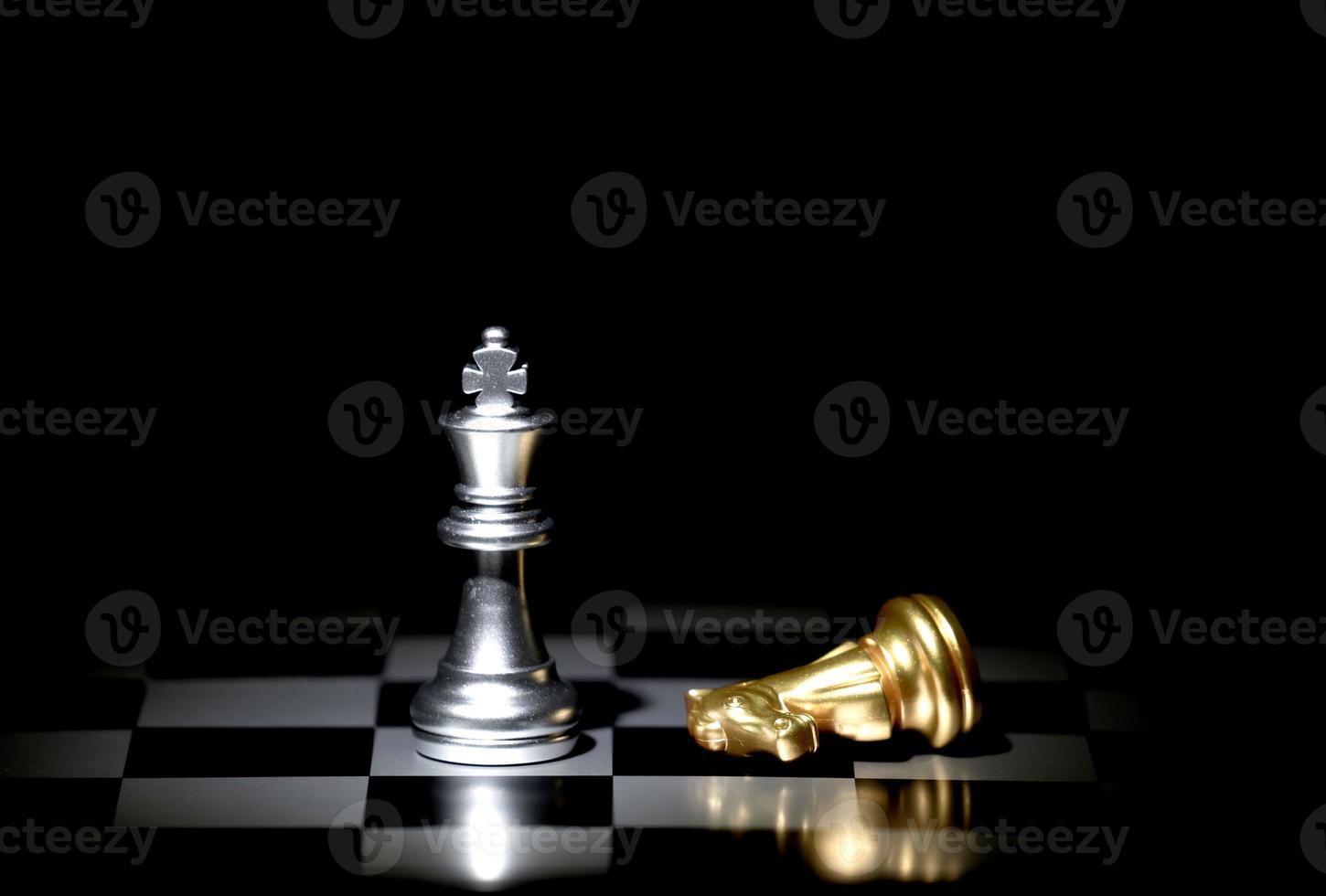 schaakbordspel voor competitie en strategie foto