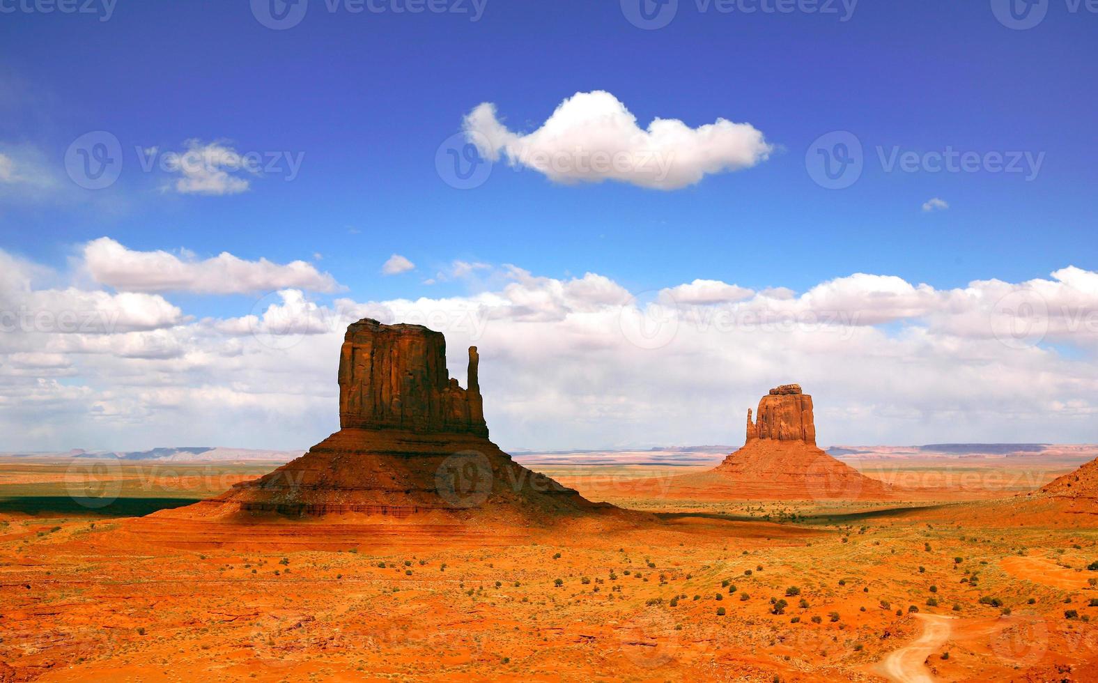 prachtig landschap van monument valley arizona foto