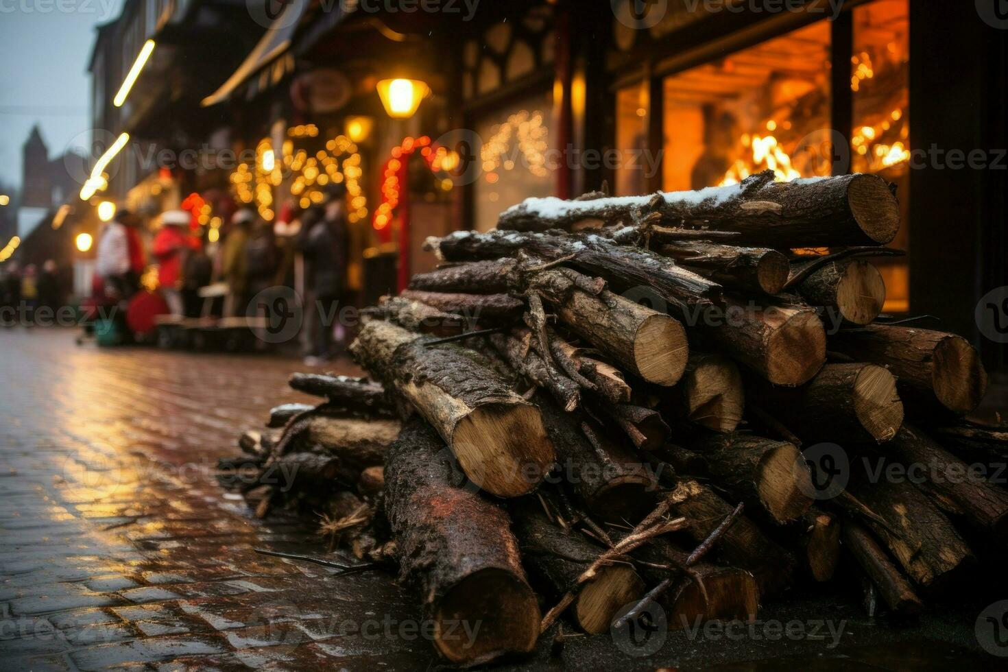 ai gegenereerd yule logboeken - generatief ai foto