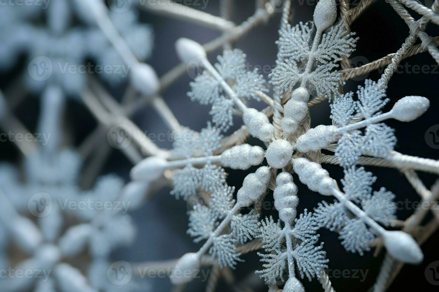 ai gegenereerd besneeuwd details - generatief ai foto