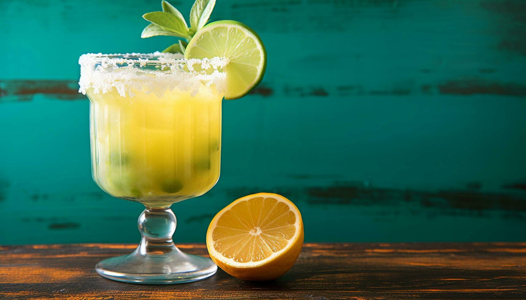 ai gegenereerd vers citrus cocktail, een zomer drinken gegenereerd door ai foto