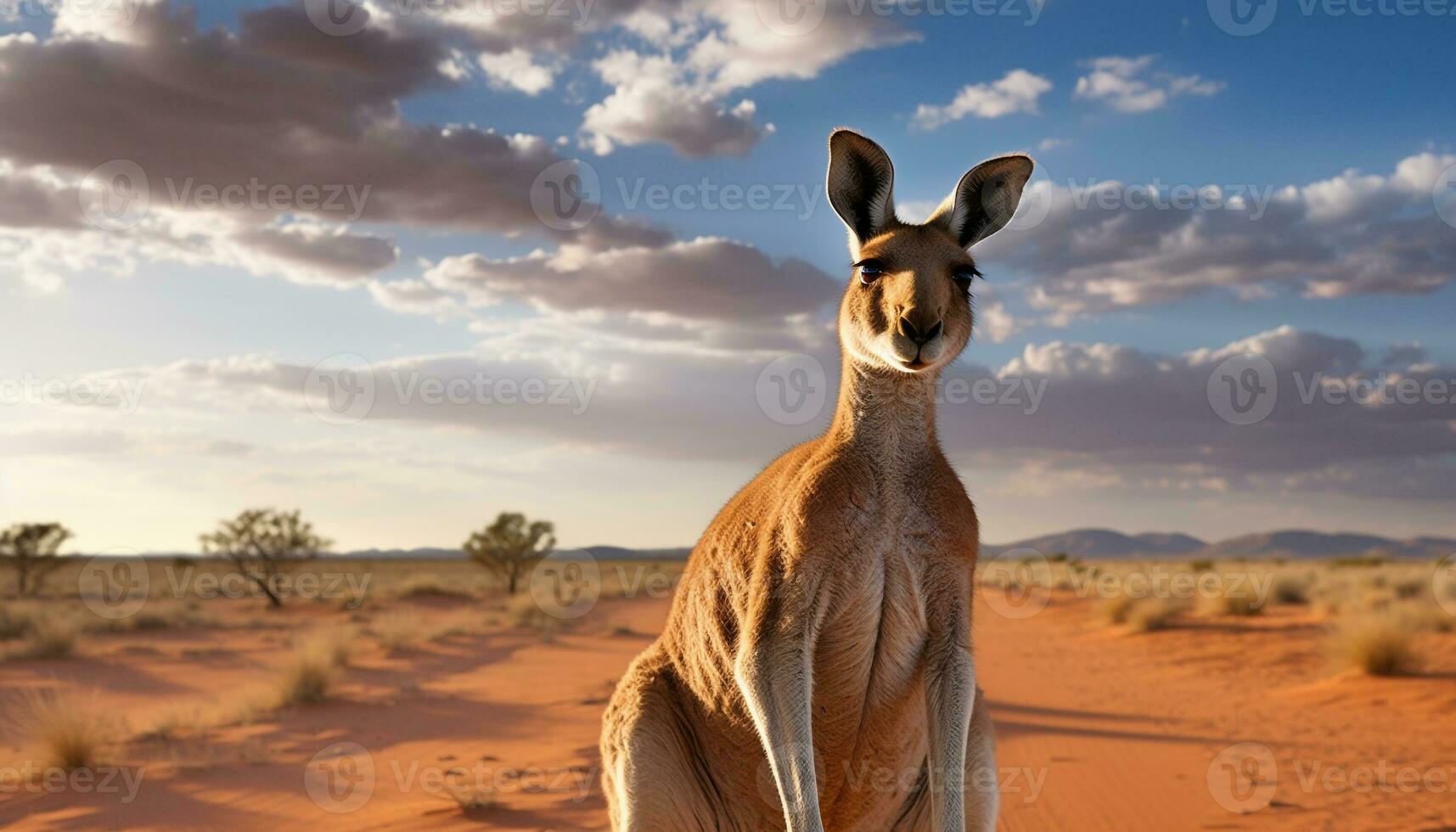 ai gegenereerd schattig zoogdier op zoek Bij camera in de wild gegenereerd door ai foto