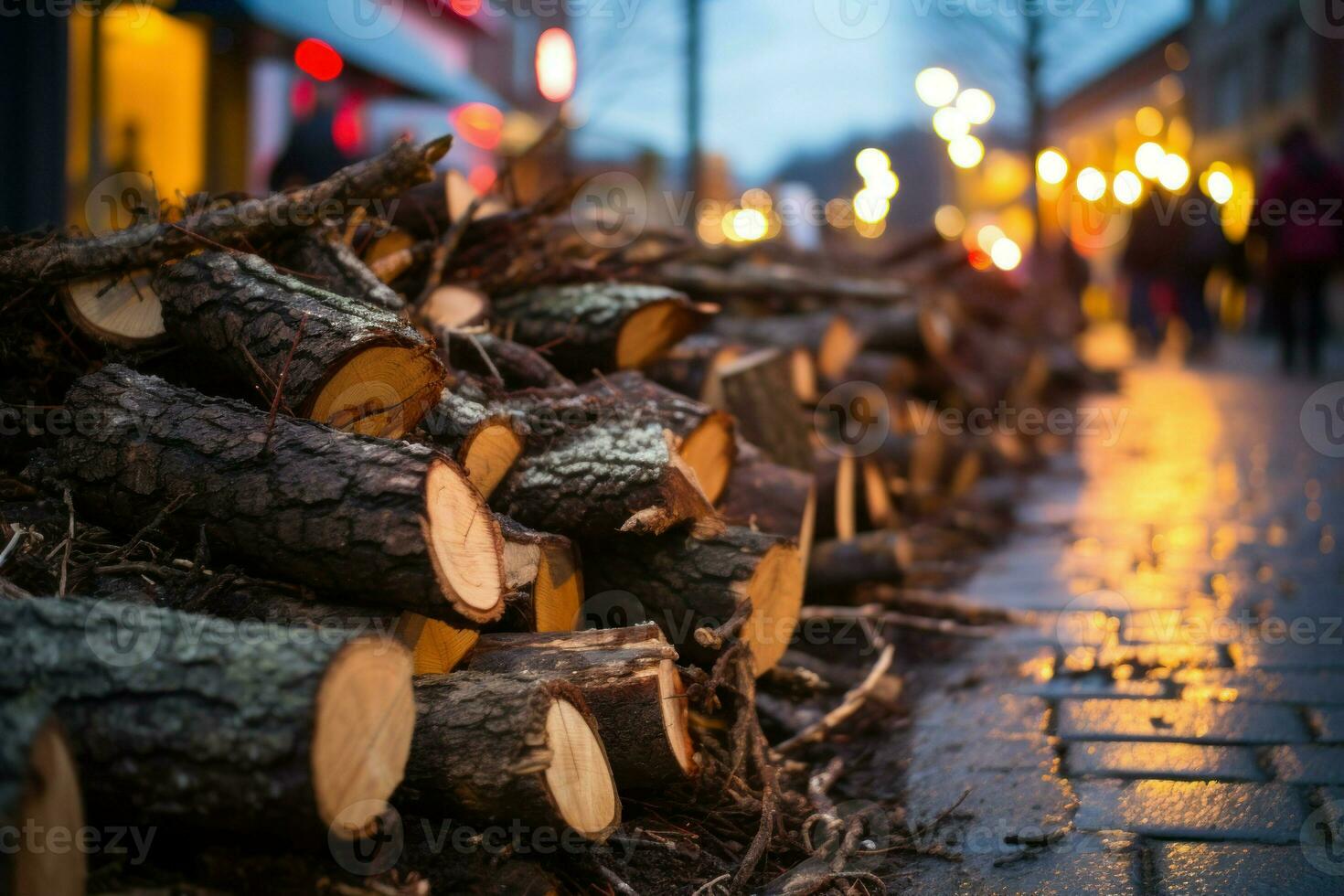 ai gegenereerd yule logboeken - generatief ai foto