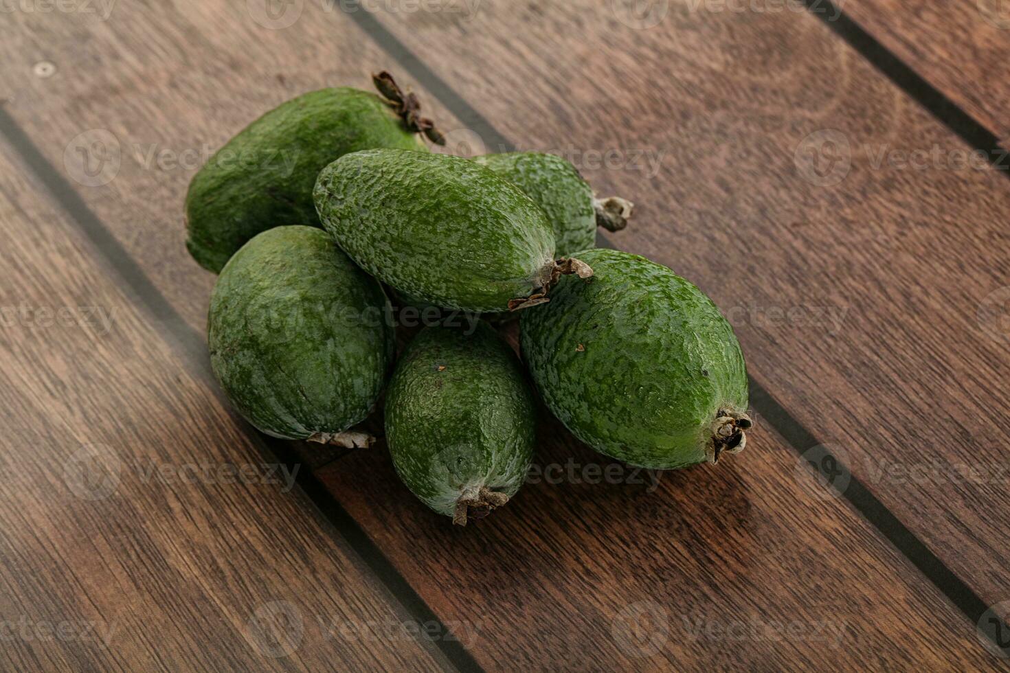 rijp zoet huizig exotisch feijoa foto