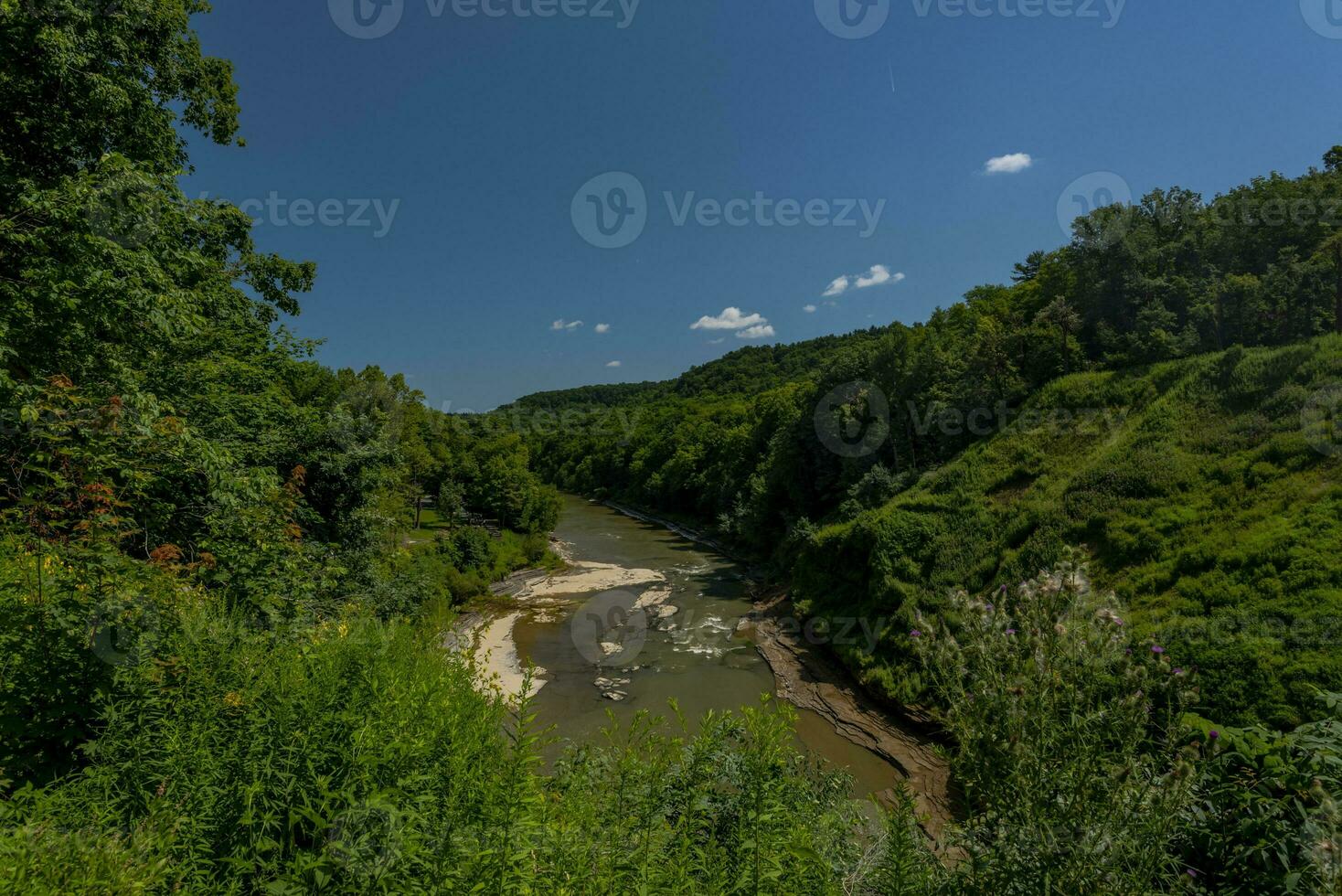 letchworth staat park bovenste valt foto