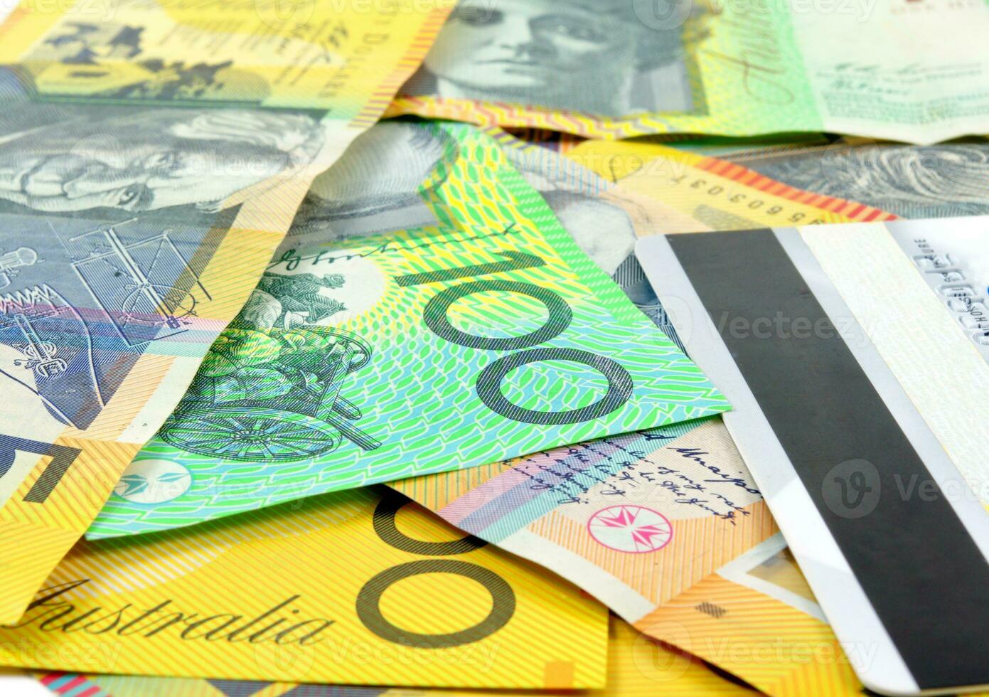 Australisch geld detailopname foto