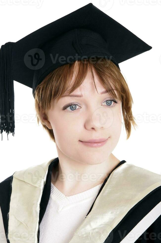 diploma uitreiking meisje concept foto