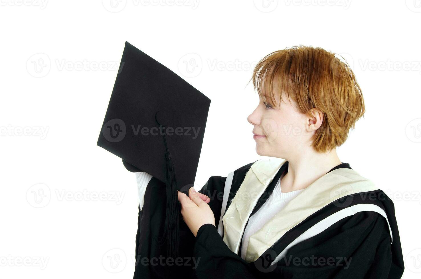 diploma uitreiking meisje concept foto