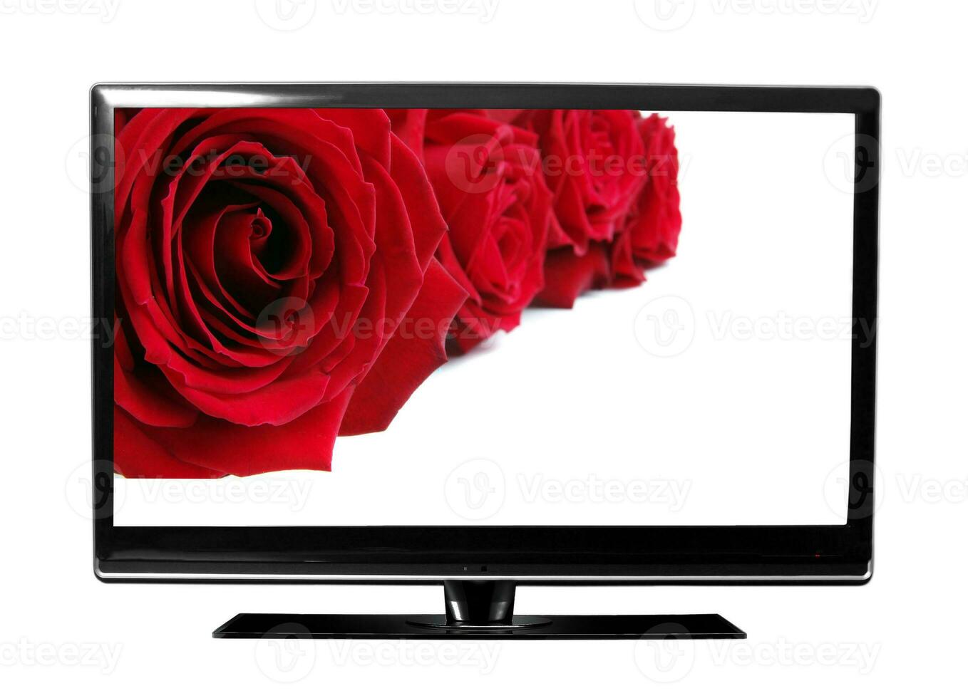 TV scherm met afbeelding foto