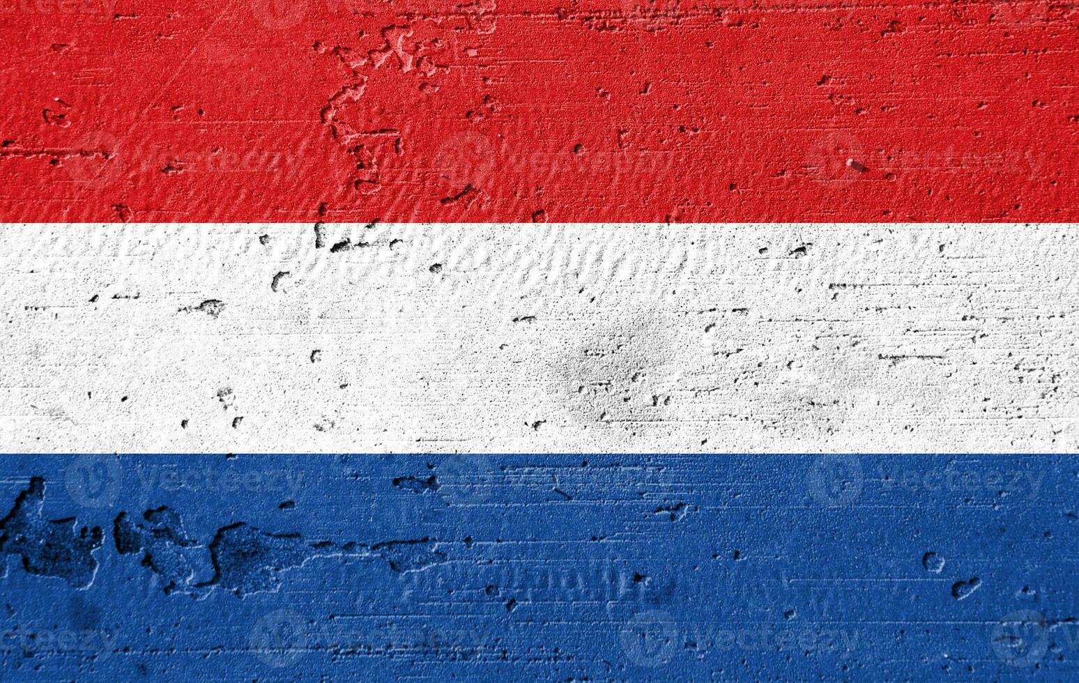 land vlag geschilderd Aan de muur foto