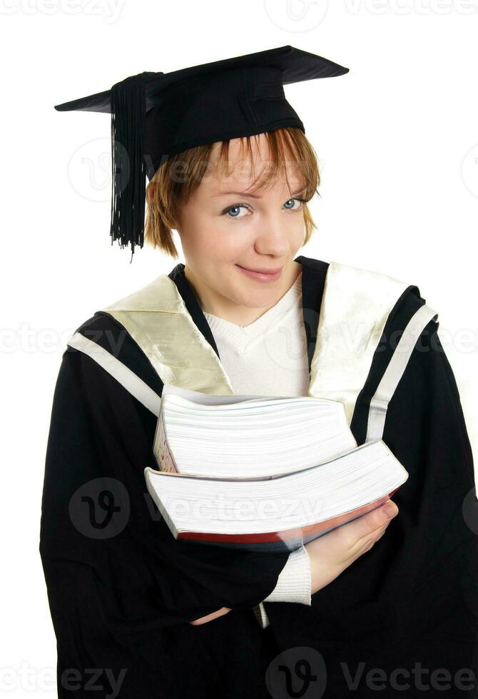 diploma uitreiking meisje concept foto