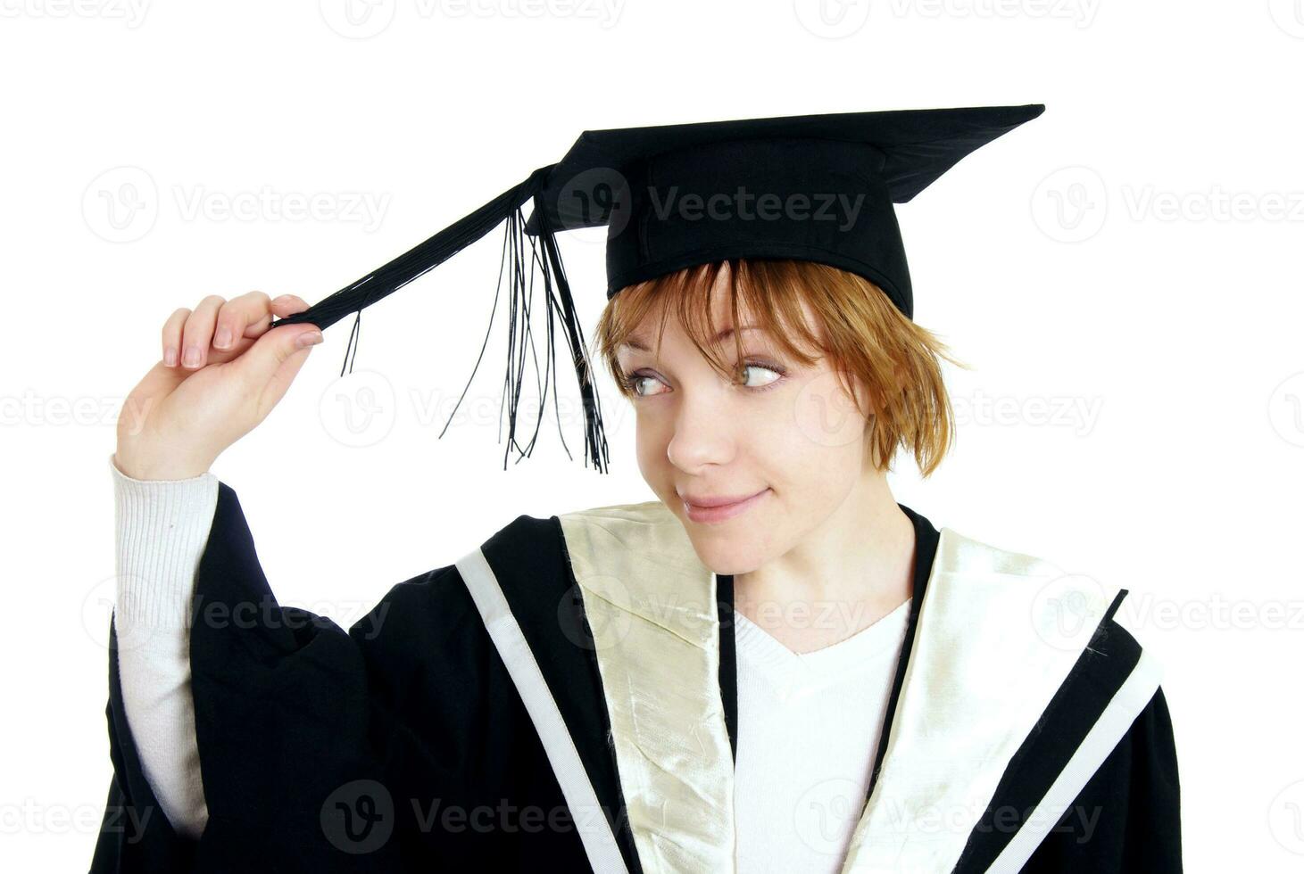 diploma uitreiking meisje concept foto