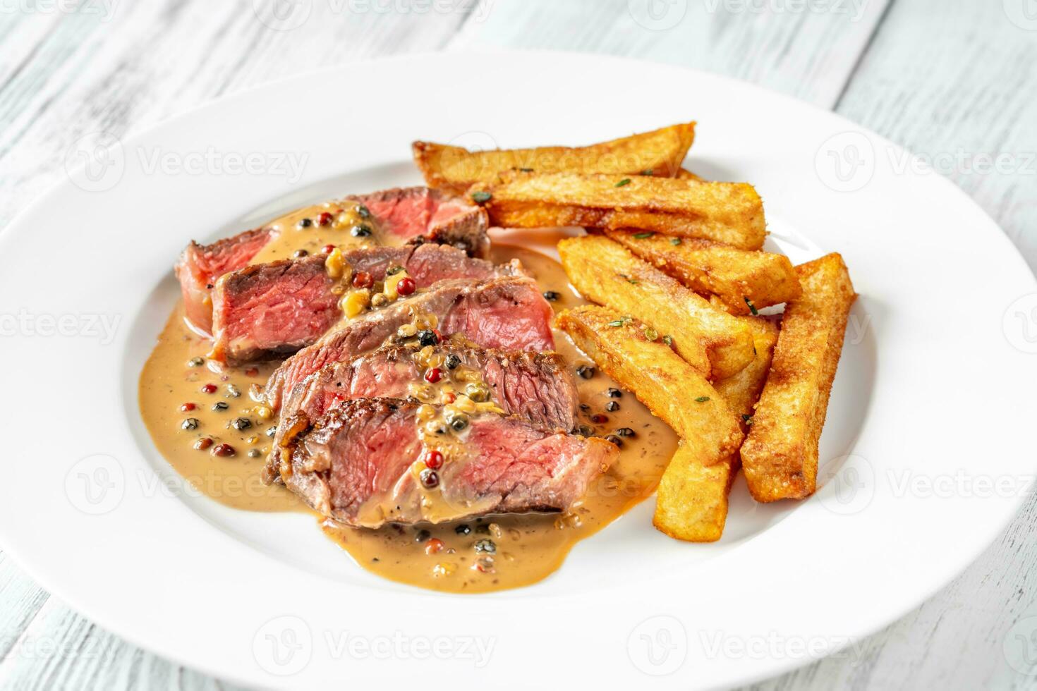 steak au poivre foto