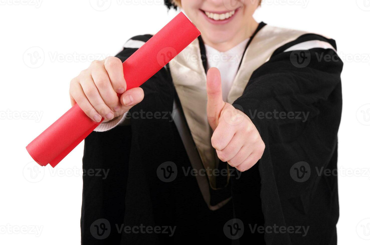 diploma uitreiking meisje concept foto