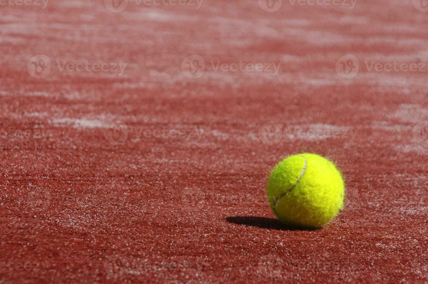 tennis bal detailopname foto