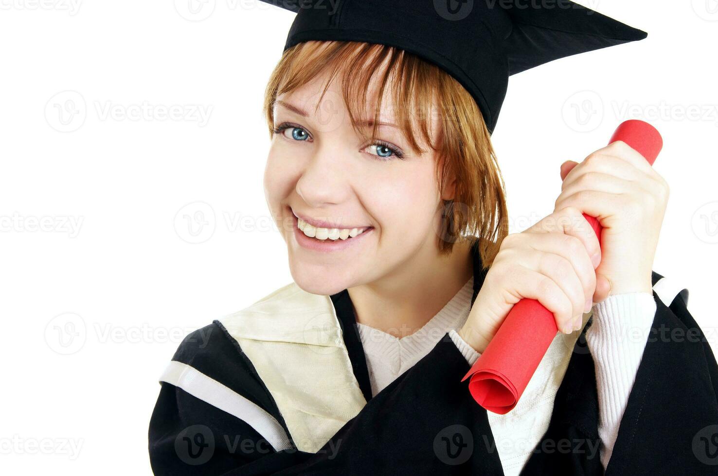 diploma uitreiking meisje concept foto