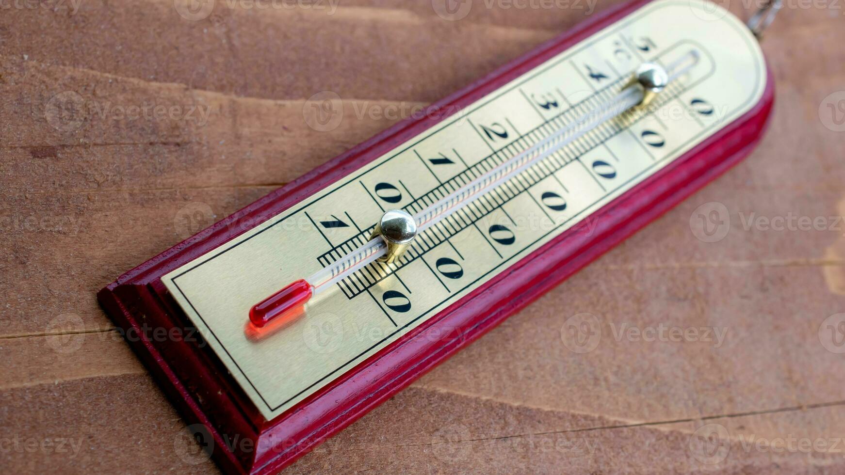 glas thermometer, kwik thermometer geïsoleerd foto