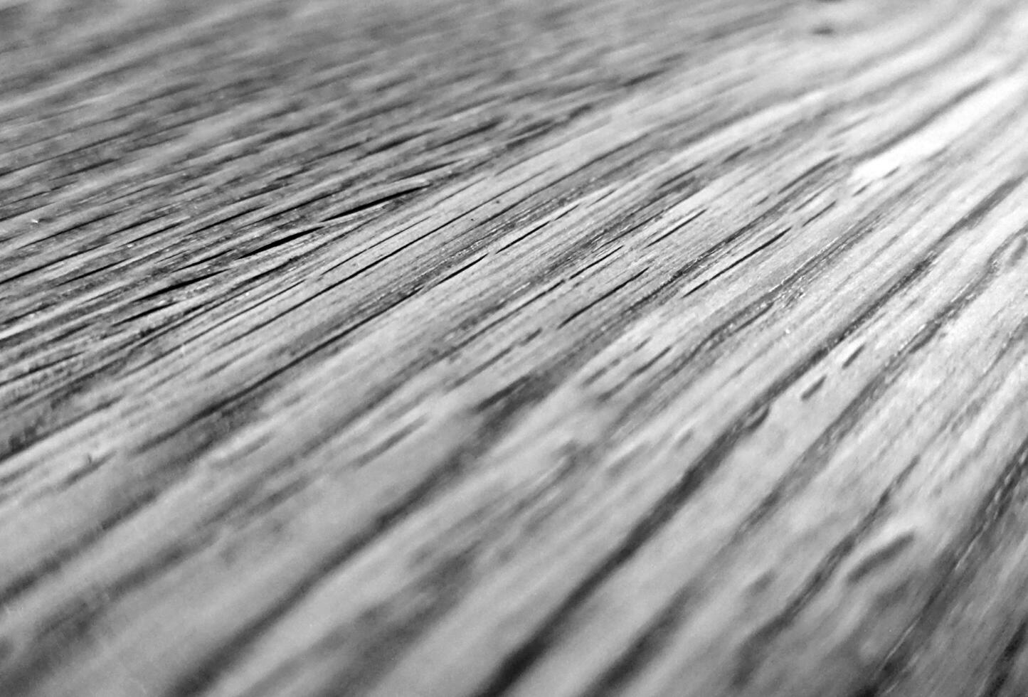 natuurlijk hout zwart en wit achtergrond met wazig elementen. monochroom houten oppervlakte patroon, grijswaarden hout structuur foto