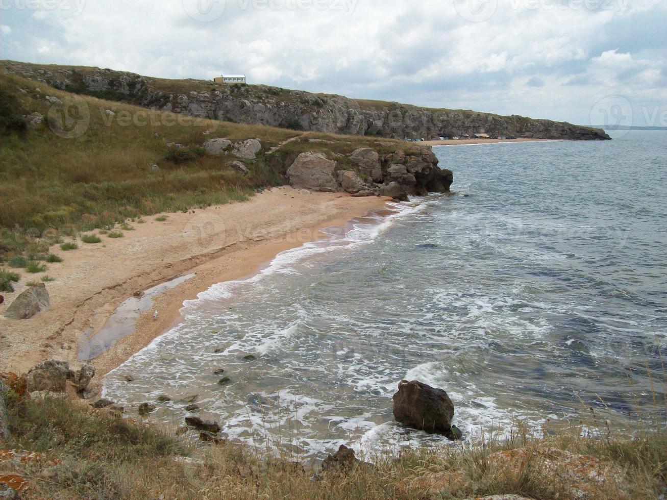 reizen naar de krim zee berglandschap foto