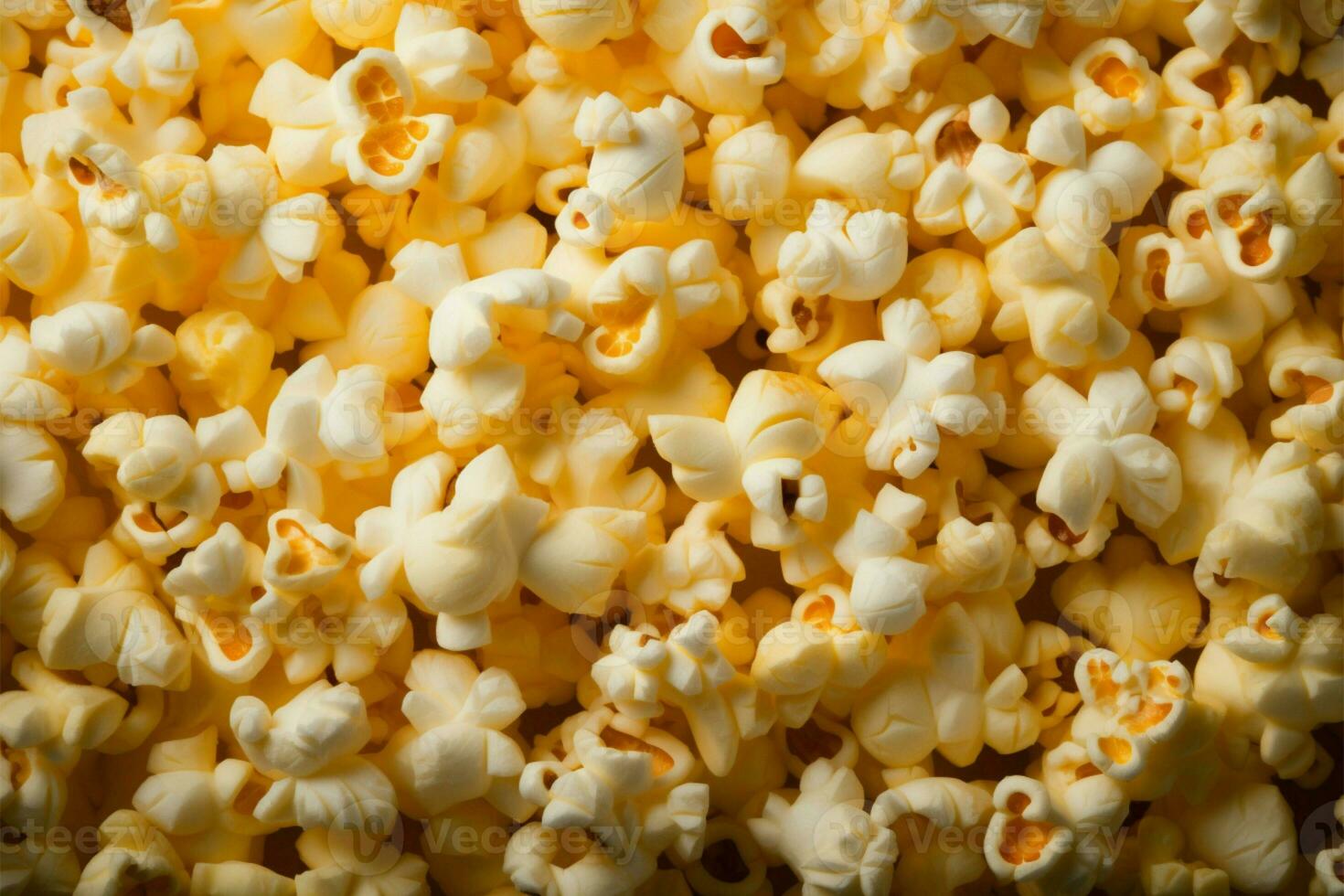 ai gegenereerd popbaar genot een achtergrond versierd met popcorn pitten straalt uit een speels en uitnodigend uitstraling foto