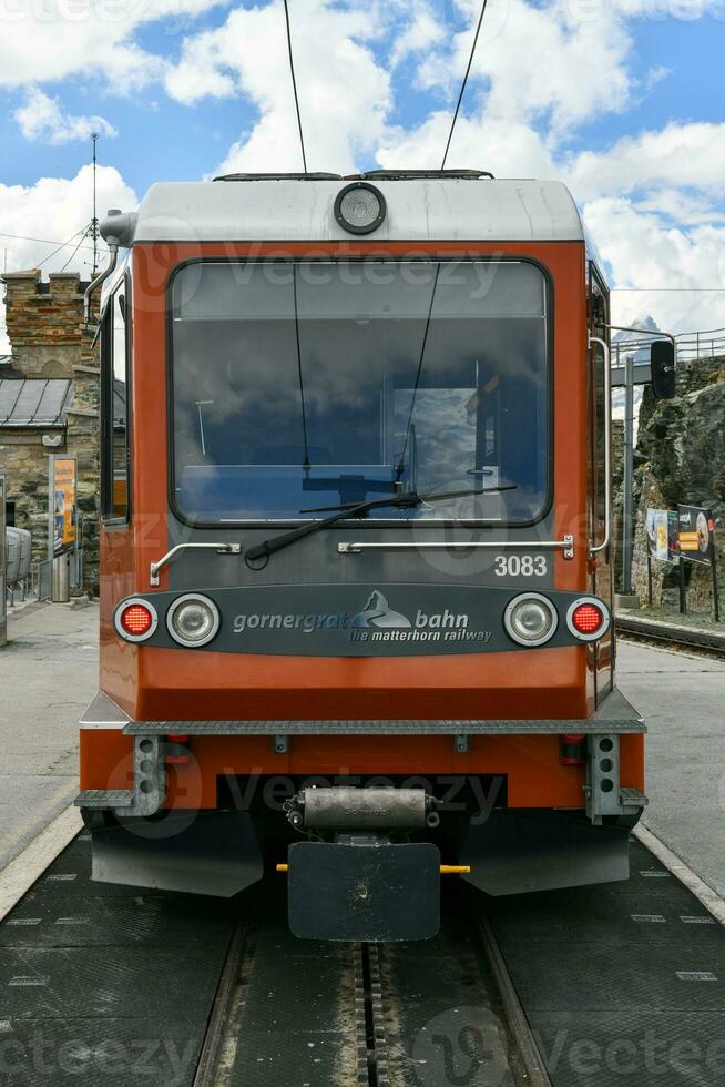 gornergrat trein - Zermatt, Zwitserland foto