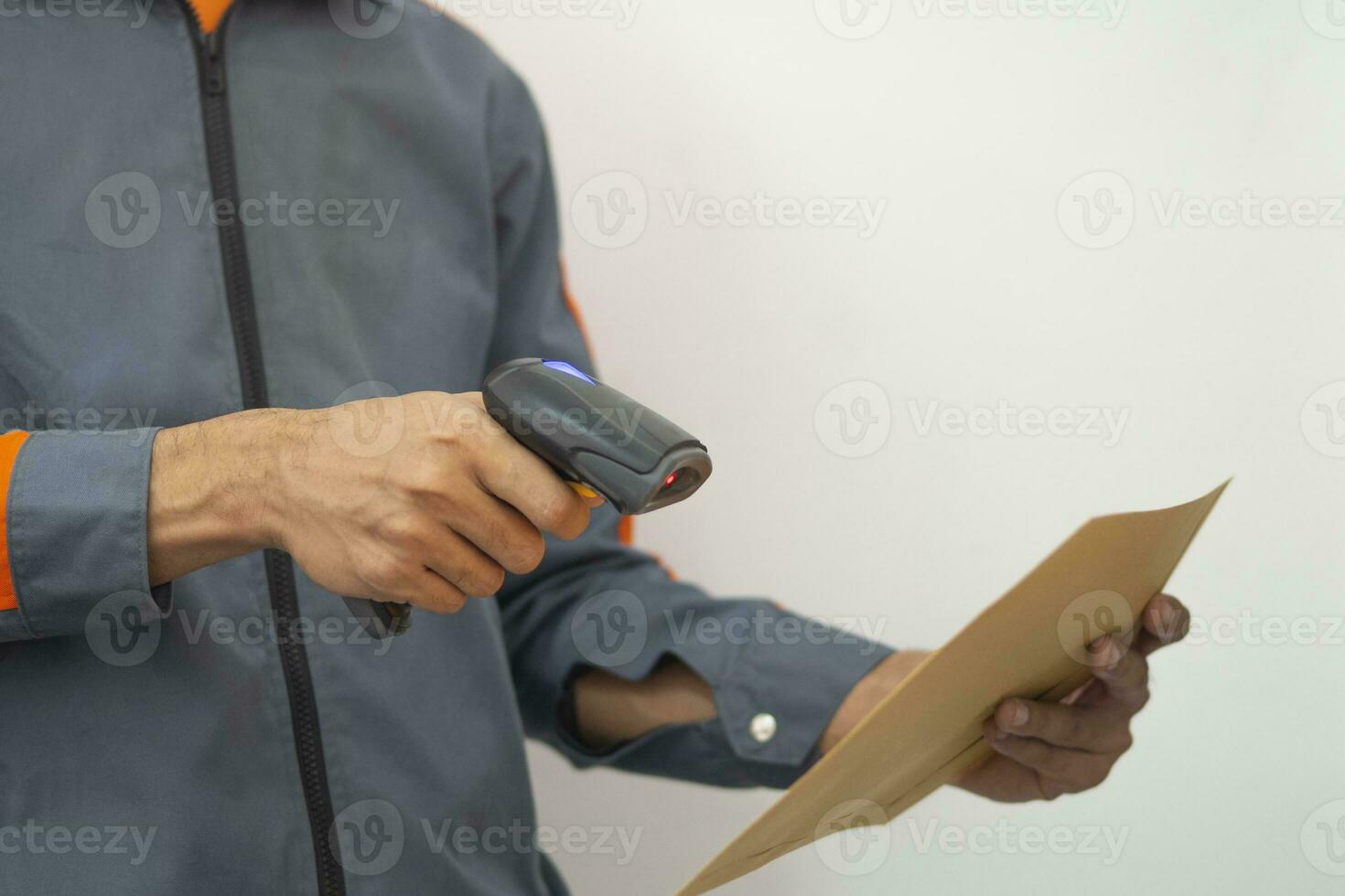 de werk van pakket levering personeel foto