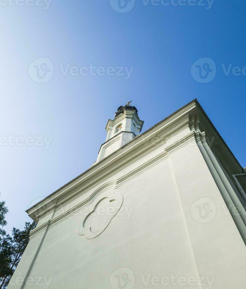 schot van de koepel van de orthodox kerk. religie foto