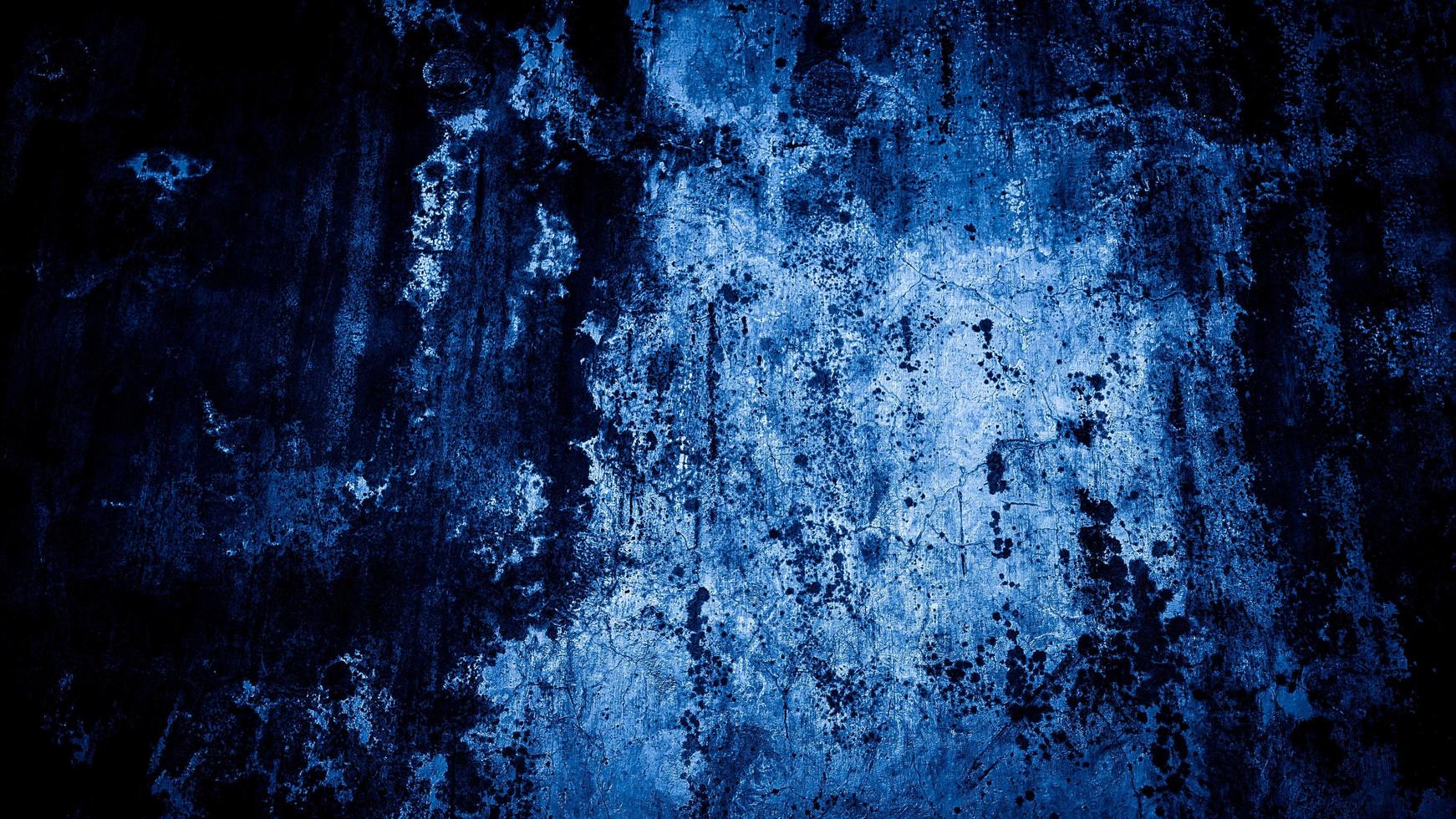 grunge achtergrond van blauwe muur kleur foto