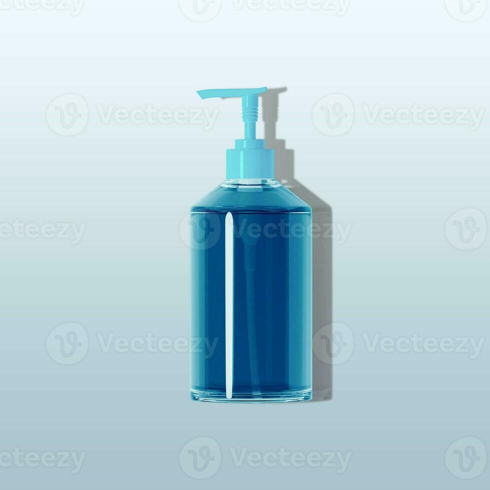 shampoo pomp plastic fles foto