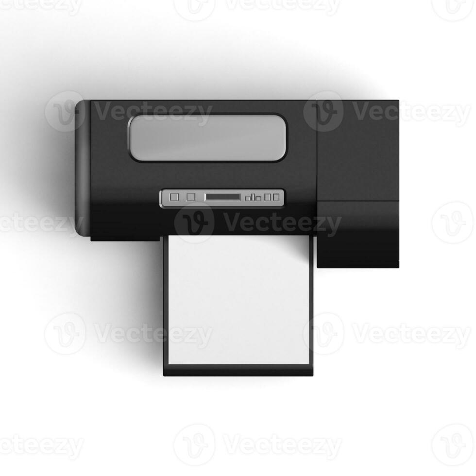 printer kleur afdrukken beeld geïsoleerd Aan wit achtergrond beeld foto