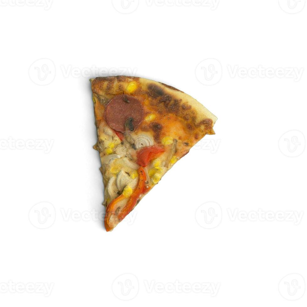 testy vers pizza geïsoleerd Aan wit achtergrond foto