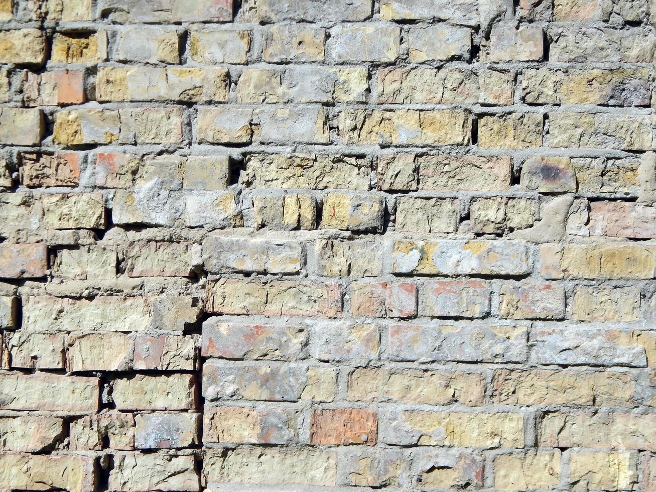 textuur muur baksteen en steen foto