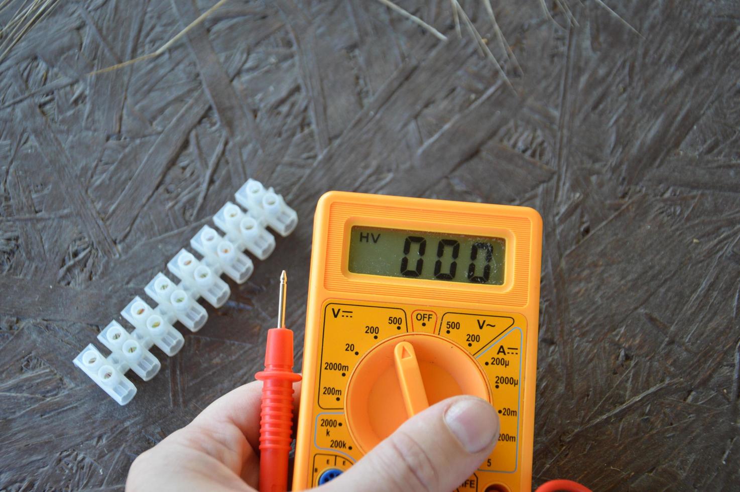 tester voor het meten en repareren van elektrische apparaten foto