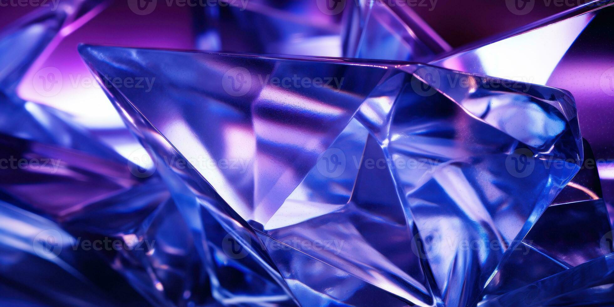 ai gegenereerd betoverend detailopname van een Purper Kristallen. ai generatief. foto