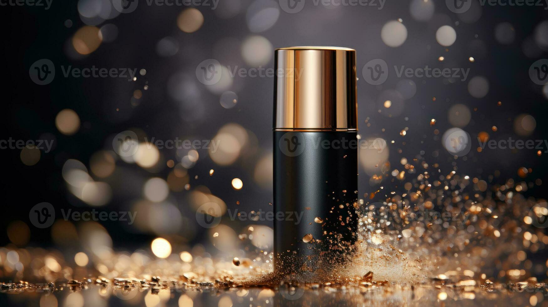 ai gegenereerd luxe parfum, kunstmatig premie glas fles. banier, poster voor schoonheid Promotie van elegant Product voor advertenties Aan gedrapeerd zijde kleding stof kleding elegants achtergrond met parels. generatief ai foto