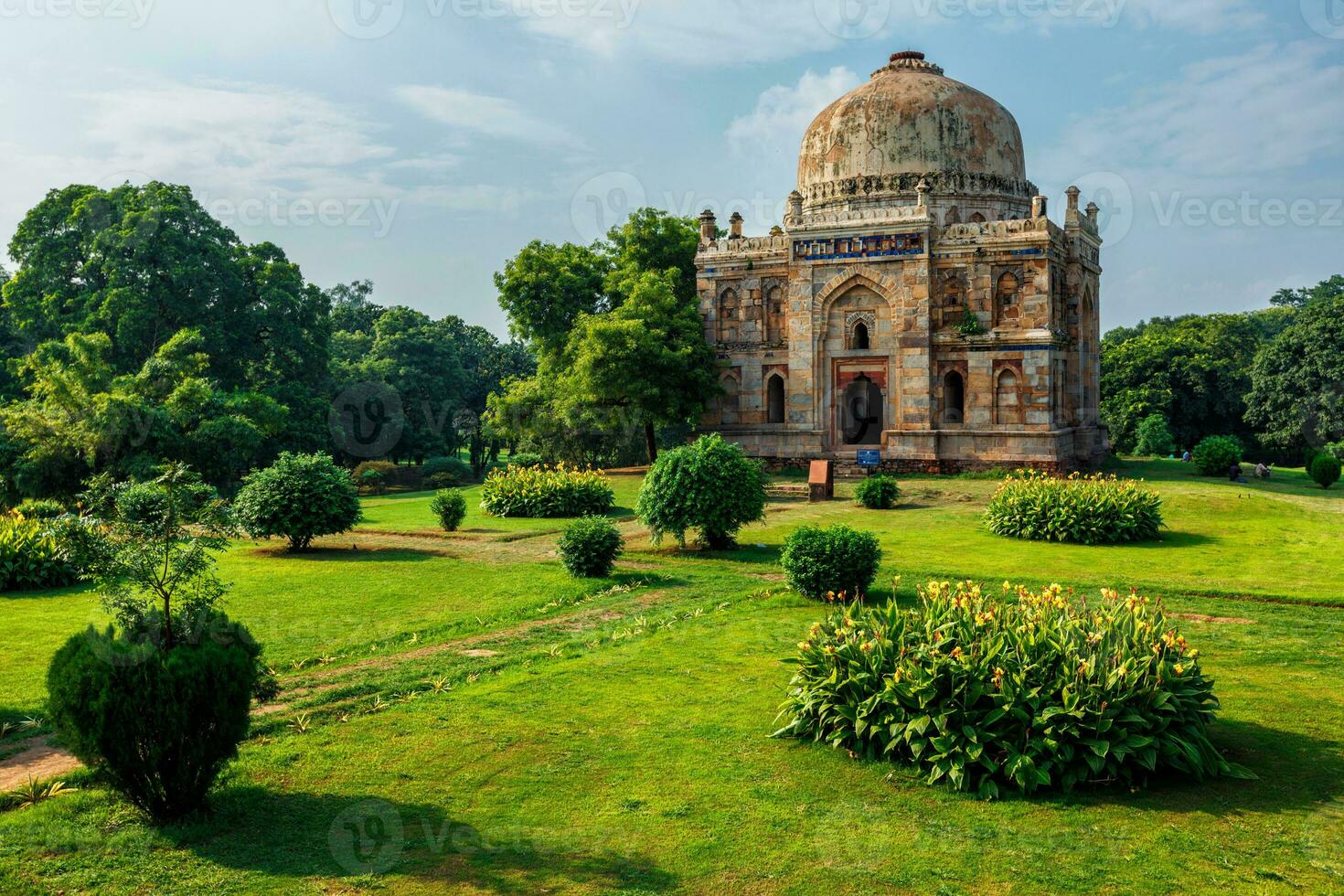 sheesh kauwgom graf in lodi tuinen stad park in Delhi, Indië foto