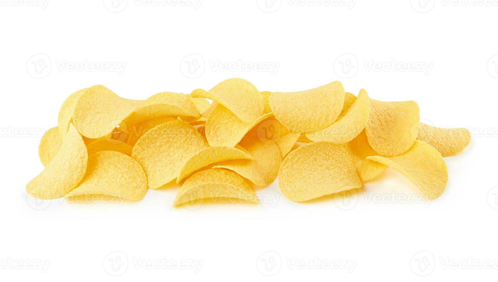 Aardappelchips geïsoleerd foto