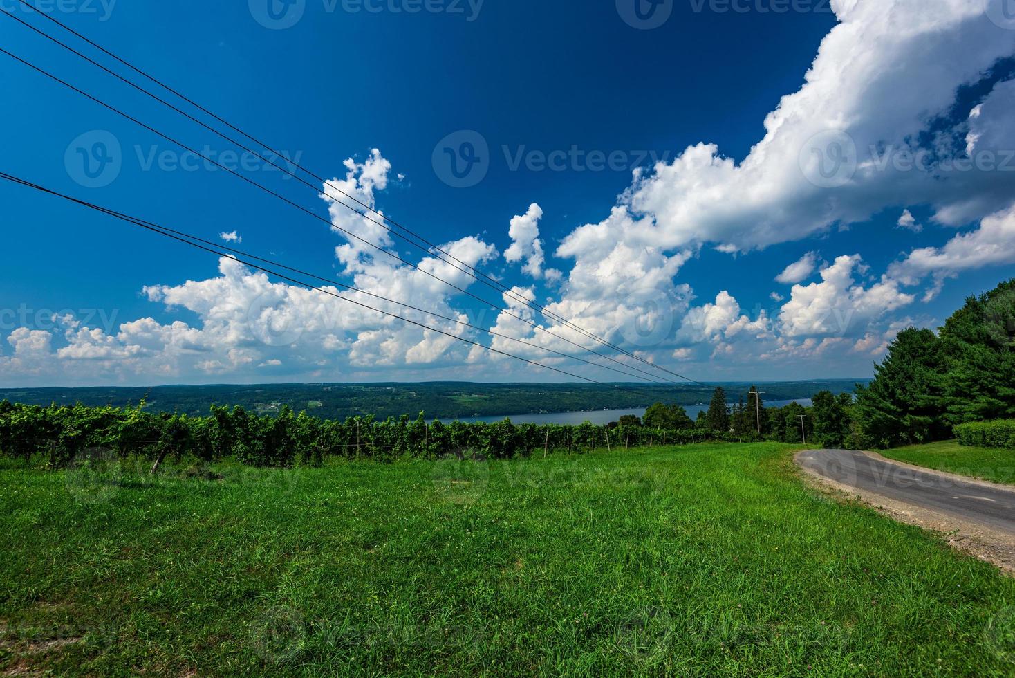 seneca-meer in de zomer foto