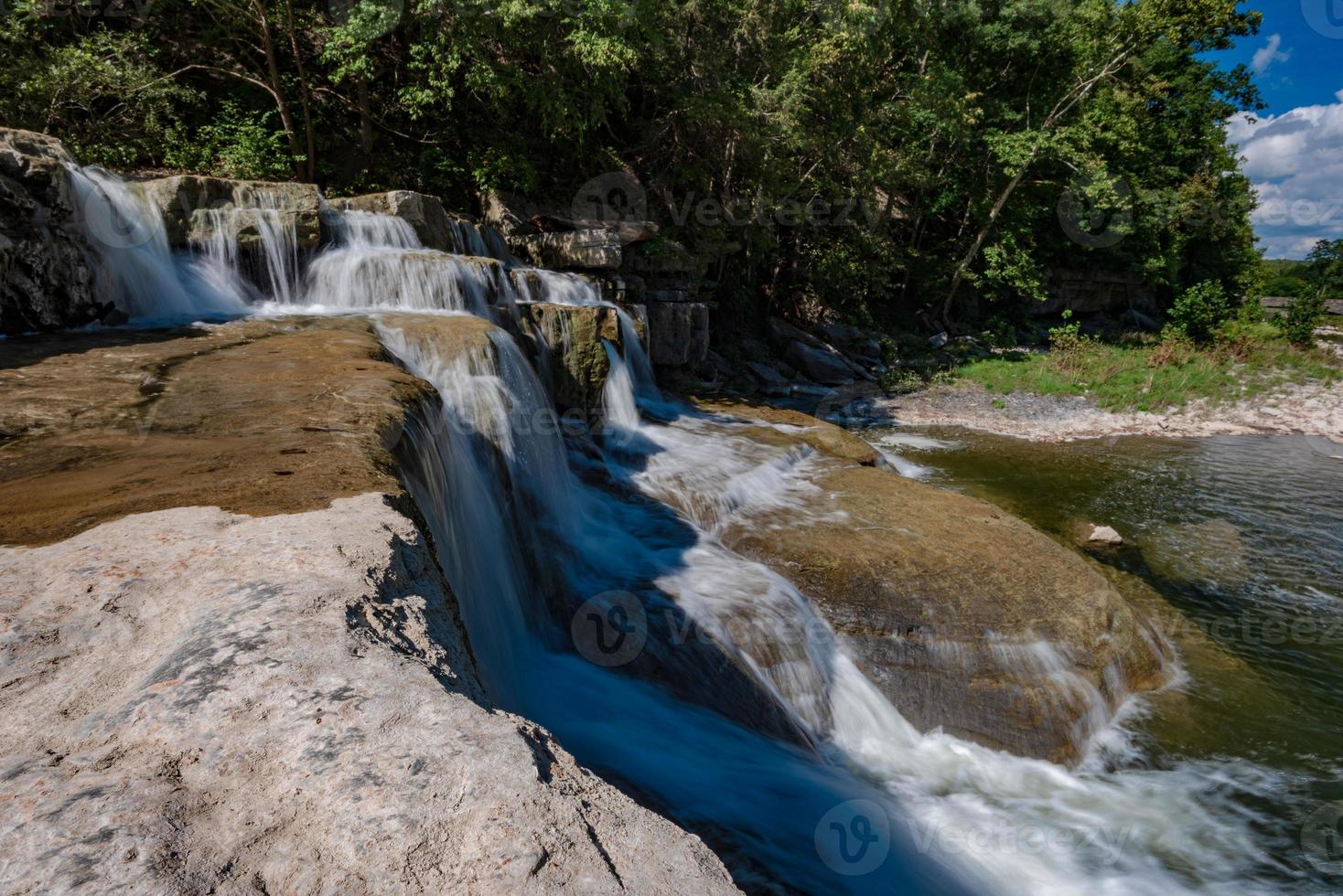 taughannock watervallen - kloofpad foto