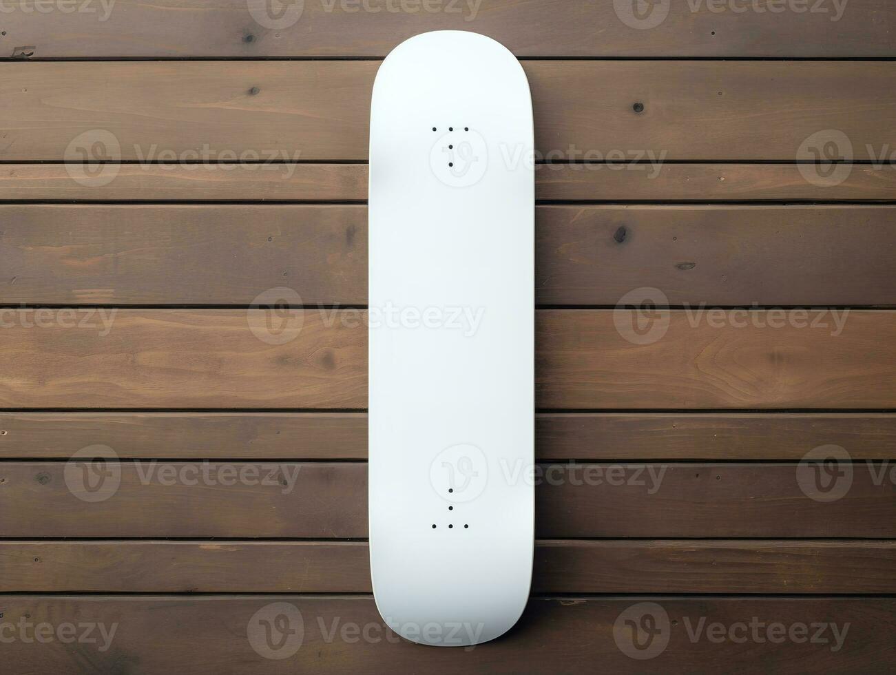 ai gegenereerd modieus skateboard dek mockup voor sport- en levensstijl - ai gegenereerd foto