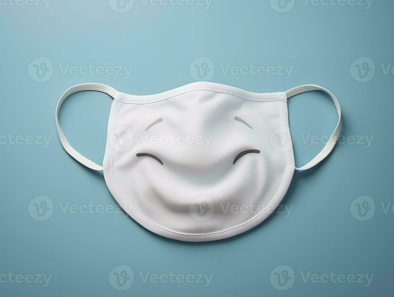 ai gegenereerd beschermend gezicht masker mockup voor Gezondheid en veiligheid - ai gegenereerd foto