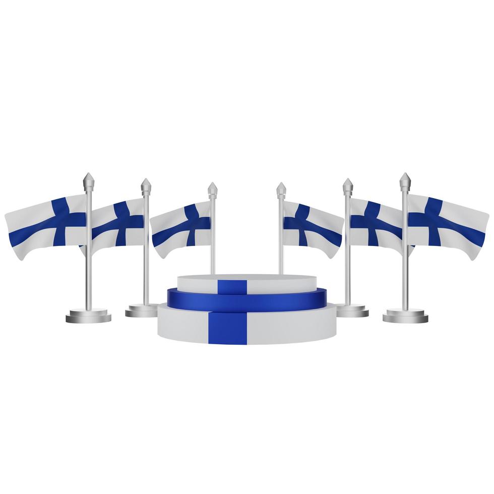 finland nationale feestdag concept foto