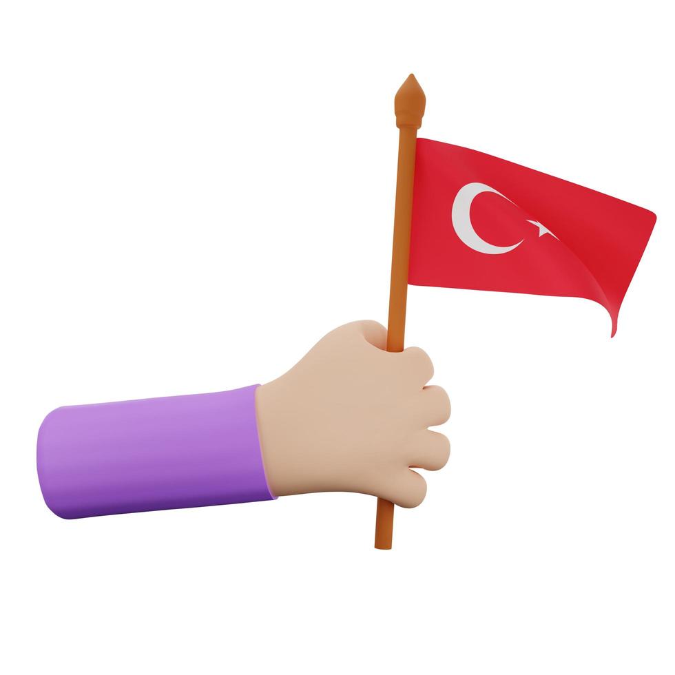 turkije nationale dag concept foto