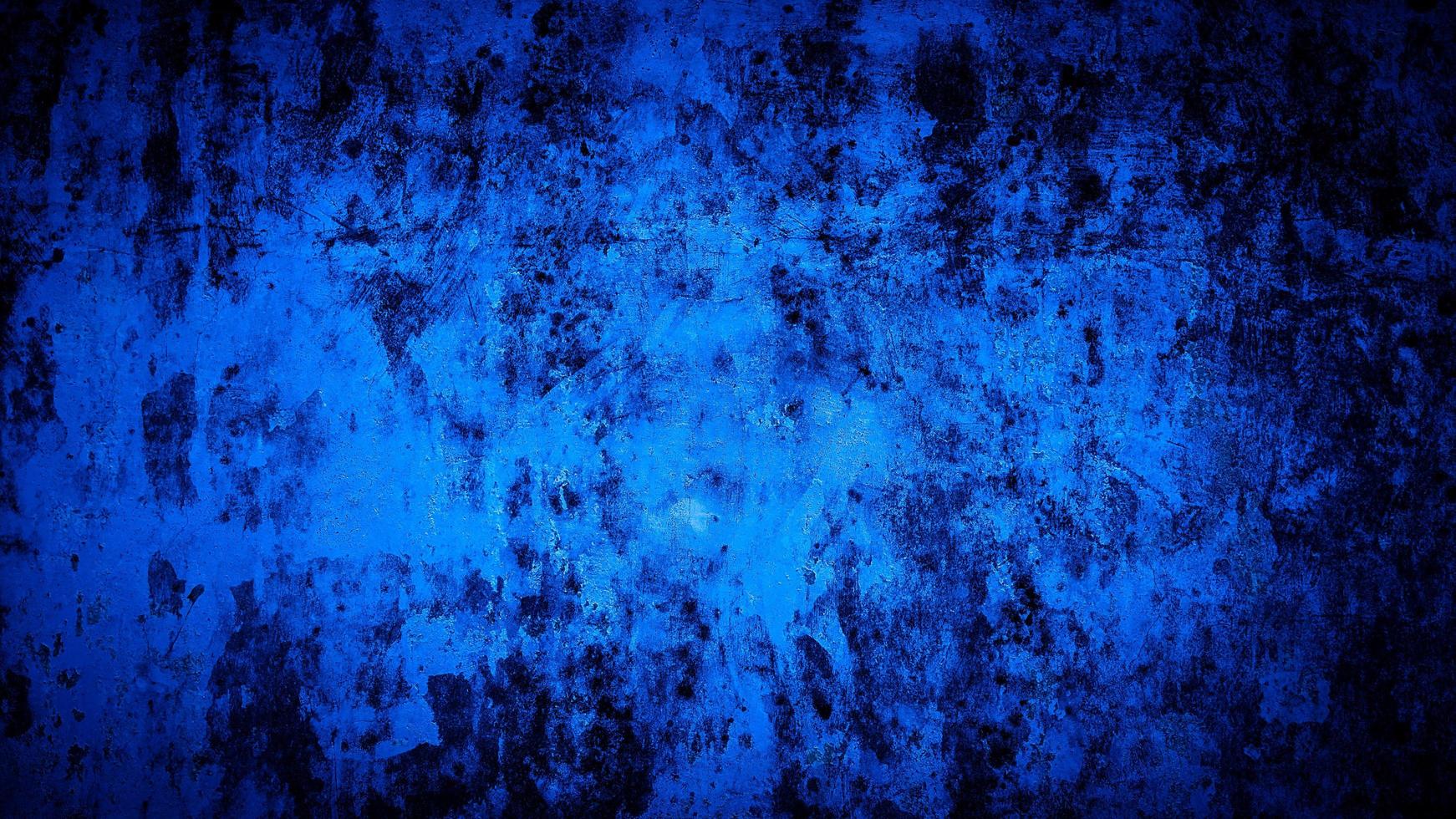 grunge achtergrond van blauwe muur kleur foto