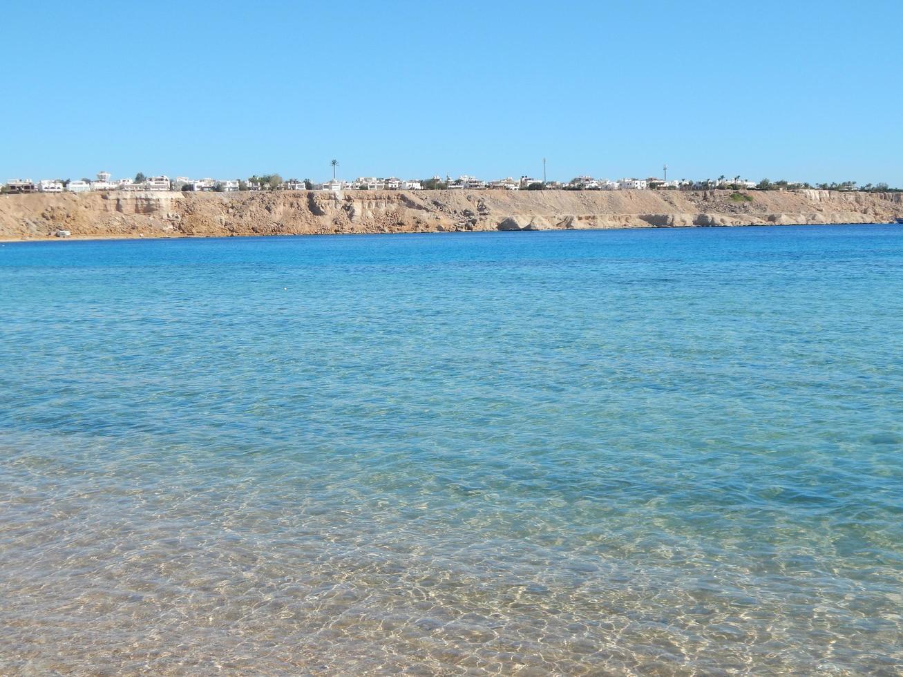 natuurstranden van het resort in egypte sharm el sheikh foto