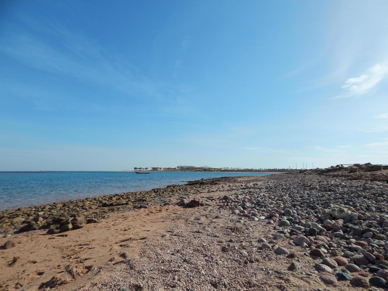 natuurstranden van het resort in egypte sharm el sheikh foto