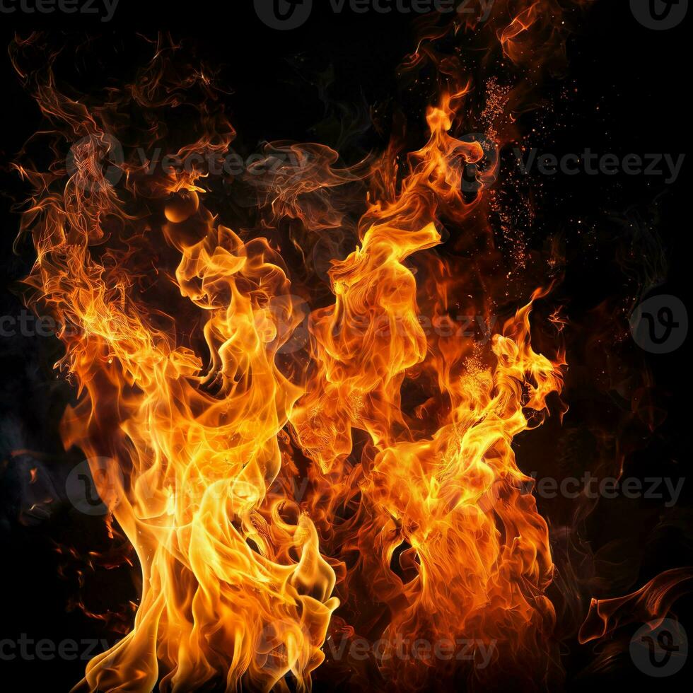 brand vlammen achtergronden en overlays foto