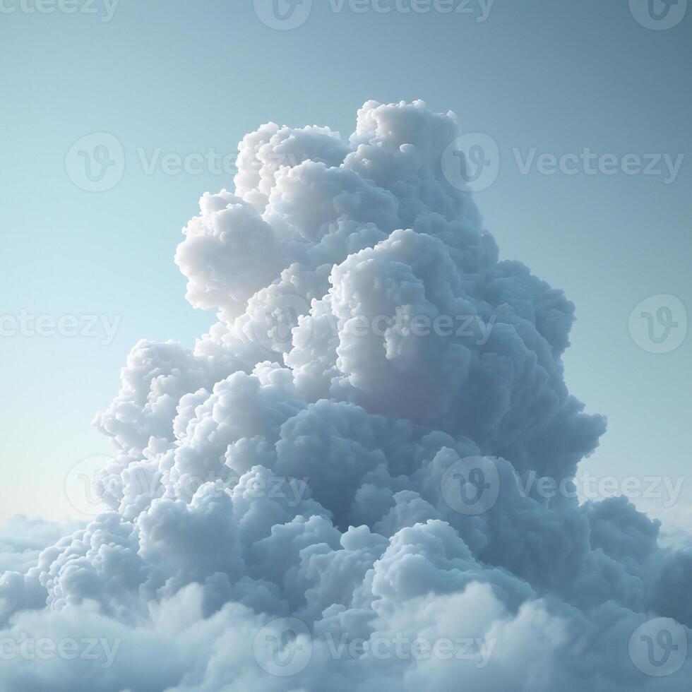 ai gegenereerd wolken in de lucht door James Kennedy foto