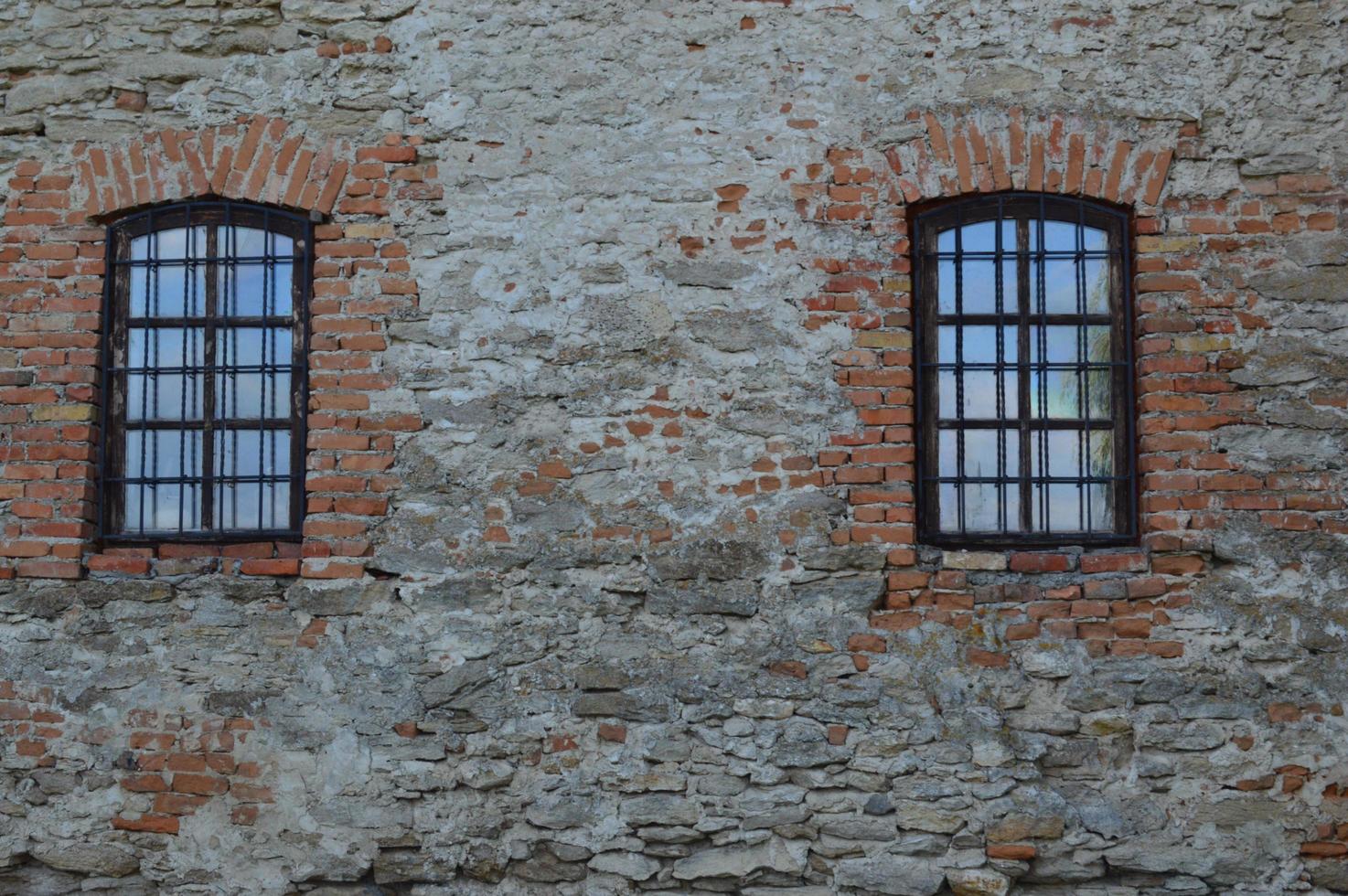 architectuur van een oud kasteel foto