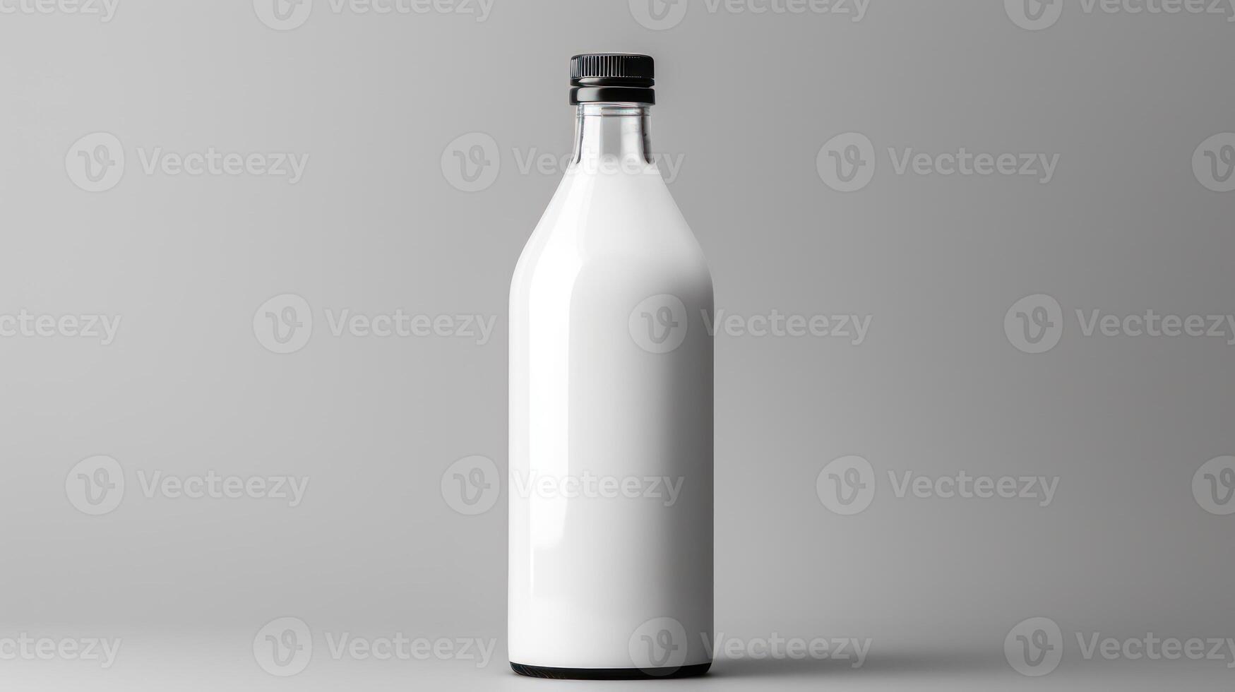 ai gegenereerd melk fles mock-up foto